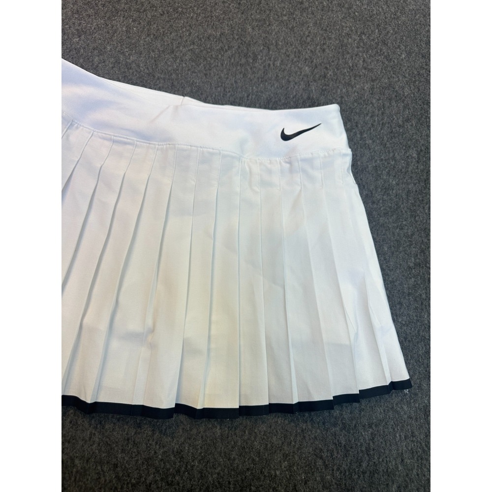 Nike Dri-Fit Victory Skort Shorts Skirt Off White Size Large 728773-100 Pleated - Picture 4 of 16